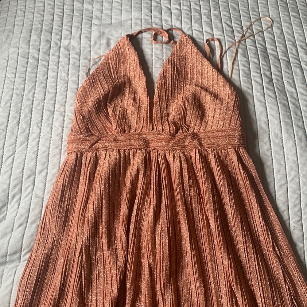Rose gold dress never worn